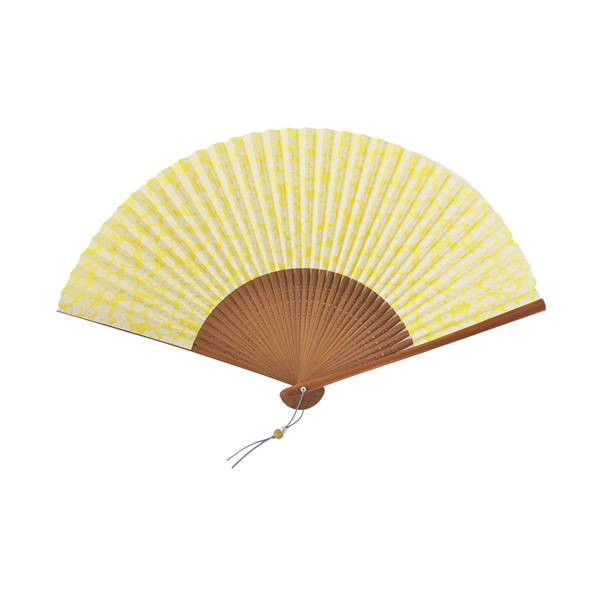 夏扇　ブーケシリーズ　ミモザ